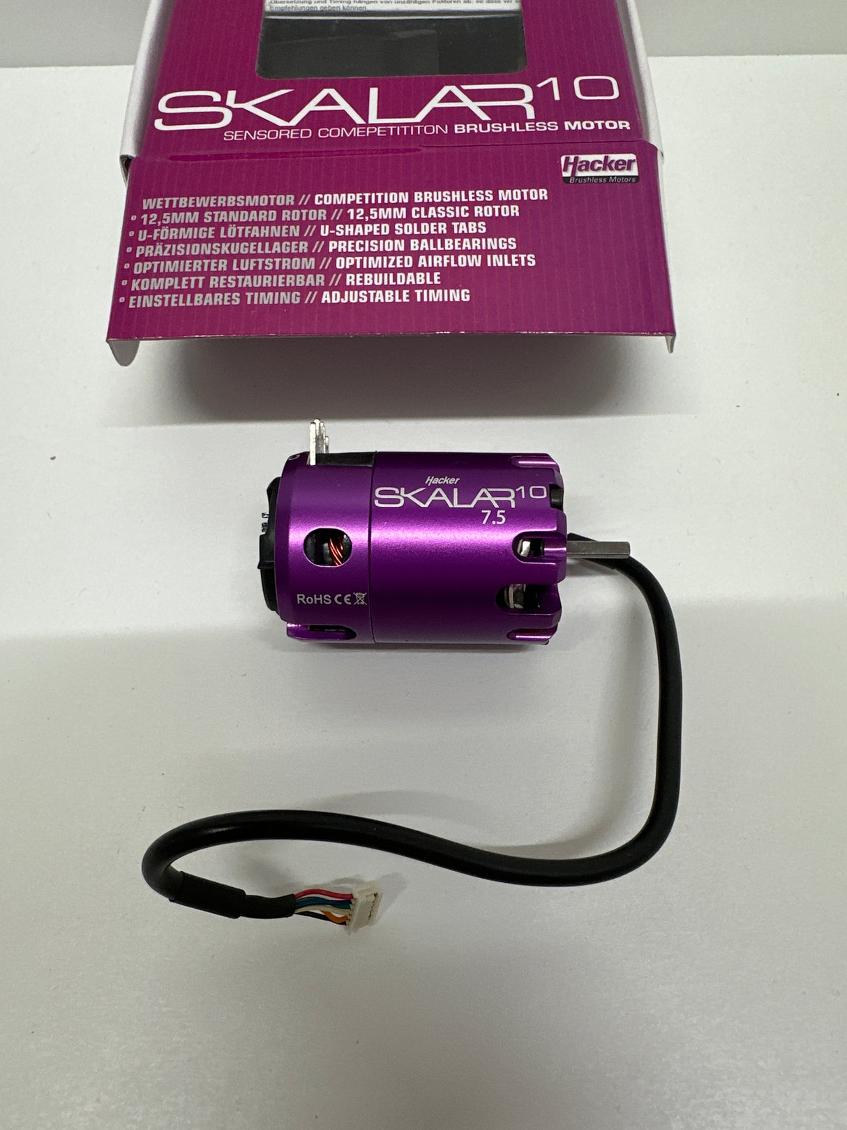 Hacker Inrunner Brushless sensored Motor Skalar 10 - 7.5 Turn SC