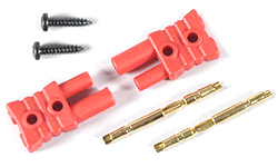 FG Modellsport RC Car Spares Gold Contact Plug-in System 2mm (2) 06545 (Box 82)