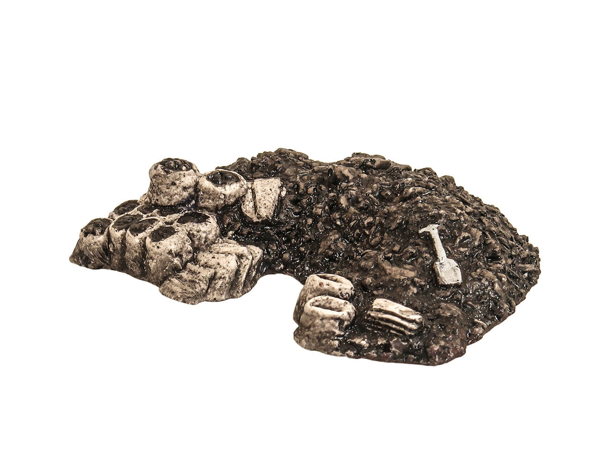 Coal Heap Sacks & shovel