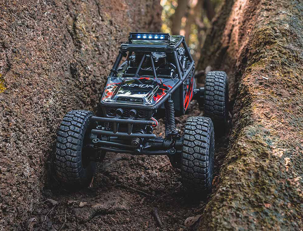 FMS FCX24 1/24TH LEMUR SCALER RTR - RED