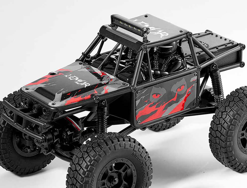 FMS FCX24 1/24TH LEMUR SCALER RTR - RED