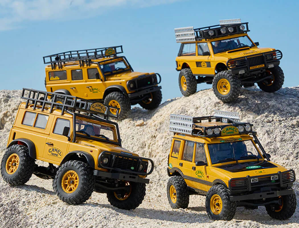 FMS 1/24TH LAND ROVER DEFENDER D110 RTR YELLOW