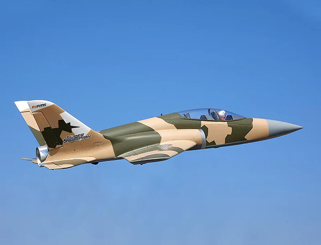 FMS 90MM EDF SUPER SCORPION PNP V2 6S JET - CAMO