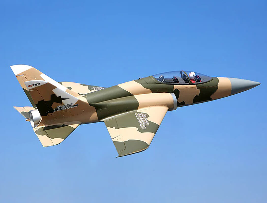 FMS 90MM EDF SUPER SCORPION PNP V2 8S JET - CAMO