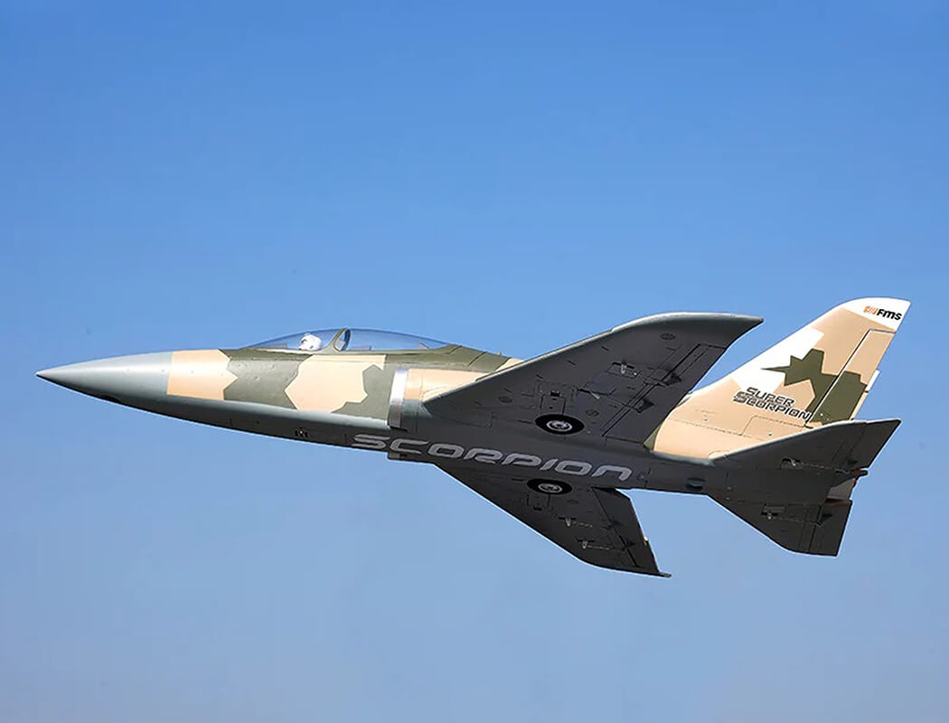 FMS 90MM EDF SUPER SCORPION PNP V2 6S JET - CAMO