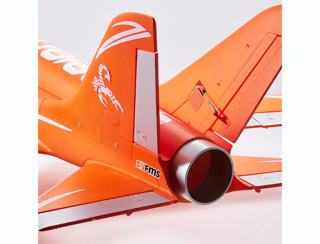 FMS 90MM EDF SUPER SCORPION PNP V2 8S JET - ORANGE