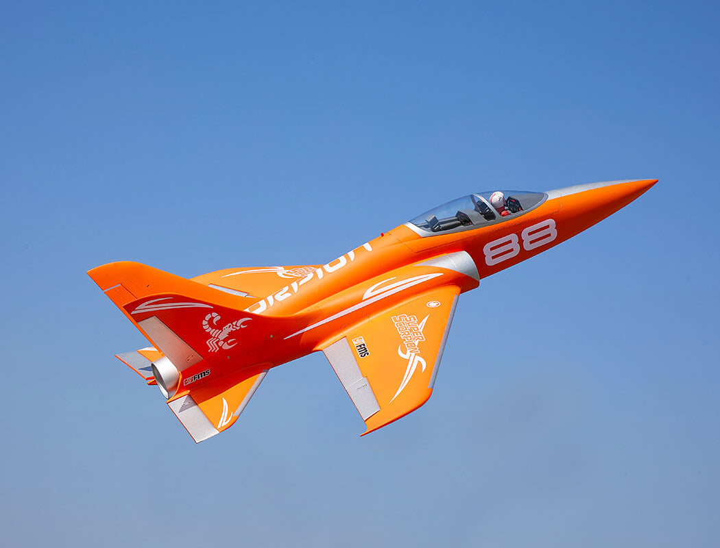 FMS 90MM EDF SUPER SCORPION PNP V2 6S JET - ORANGE