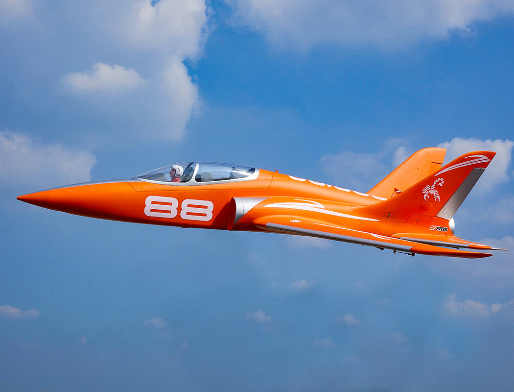 FMS 90MM EDF SUPER SCORPION PNP V2 6S JET - ORANGE