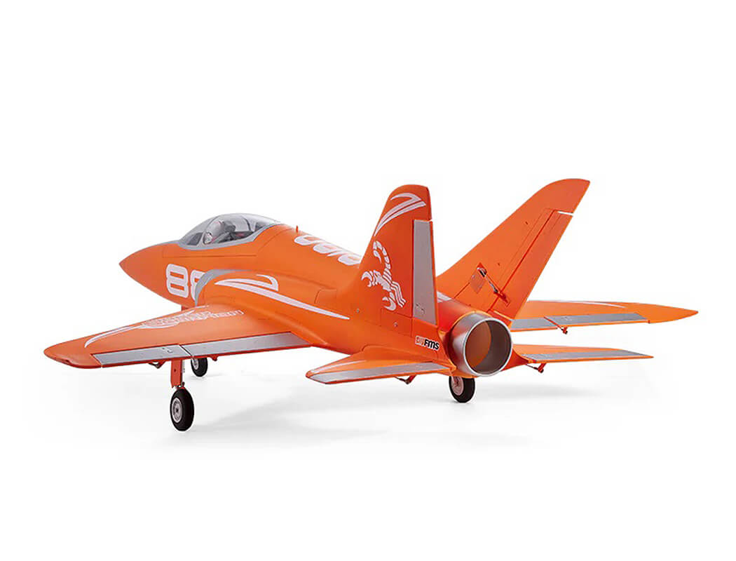FMS 90MM EDF SUPER SCORPION PNP V2 6S JET - ORANGE