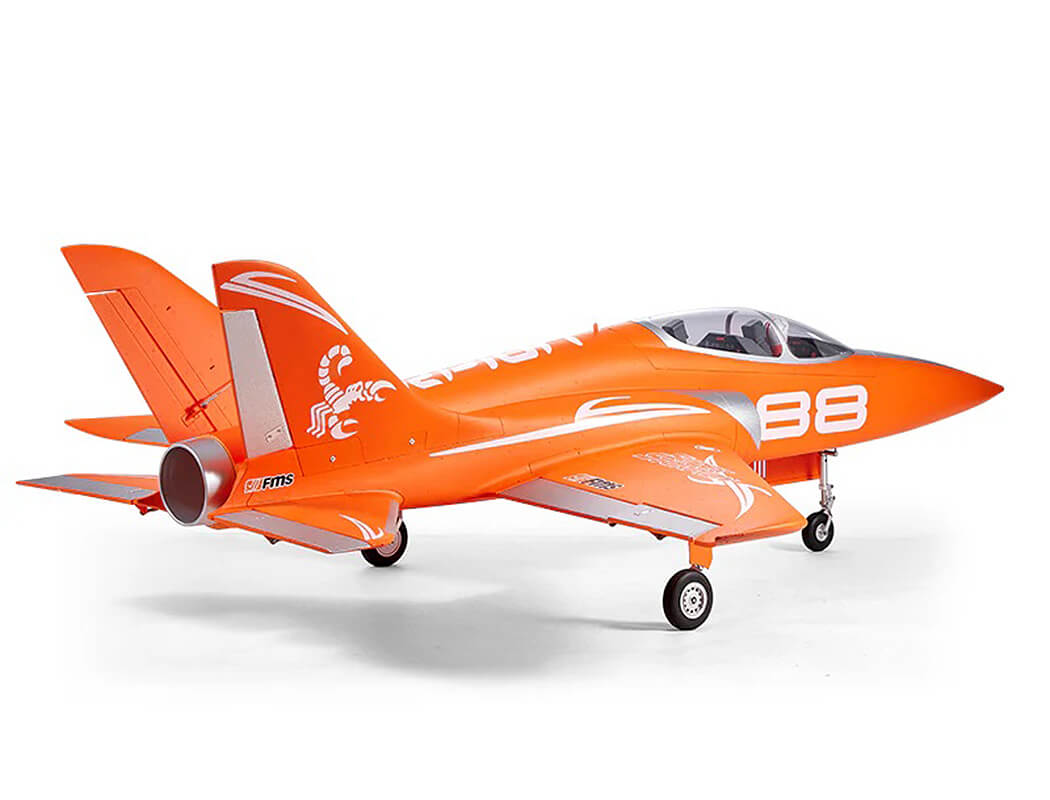 FMS 90MM EDF SUPER SCORPION PNP V2 8S JET - ORANGE