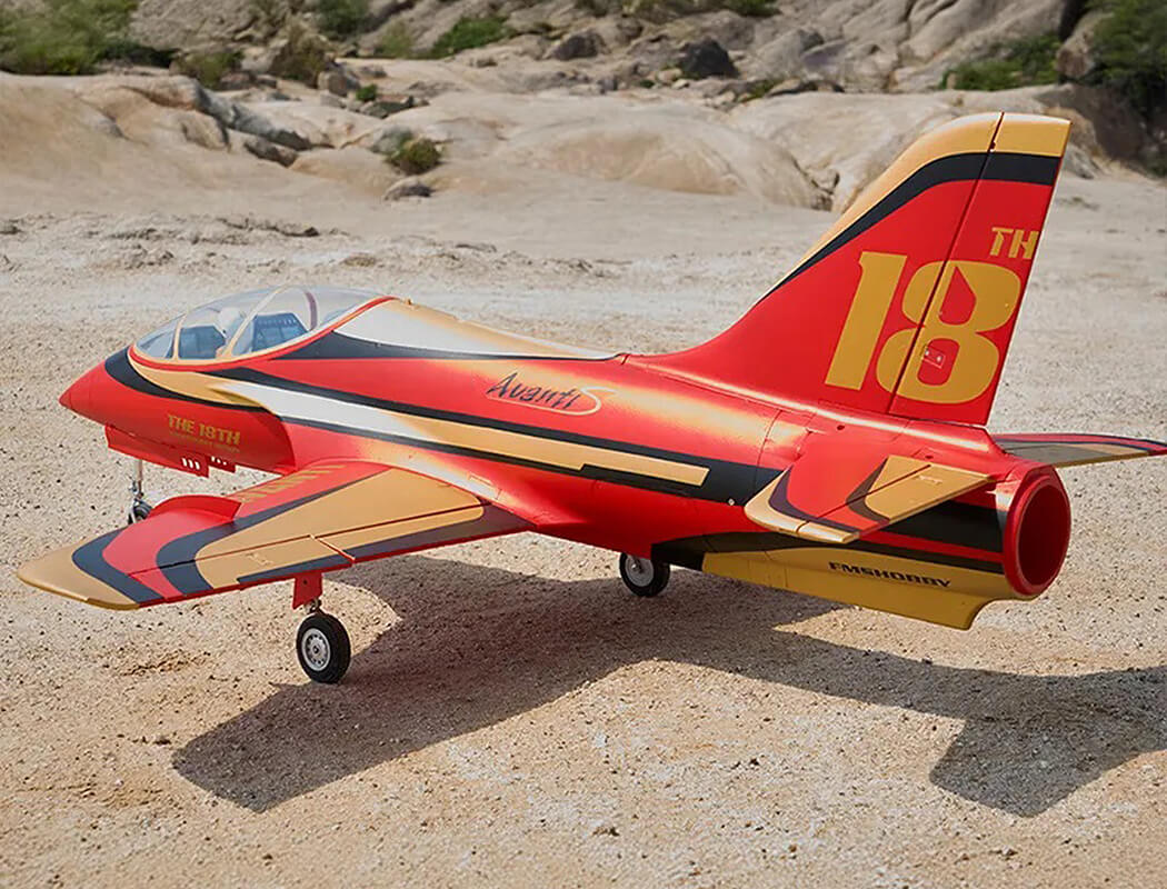 FMS 90MM EDF AVANTI PNP RED 18TH ANNIVERSARY EDITION