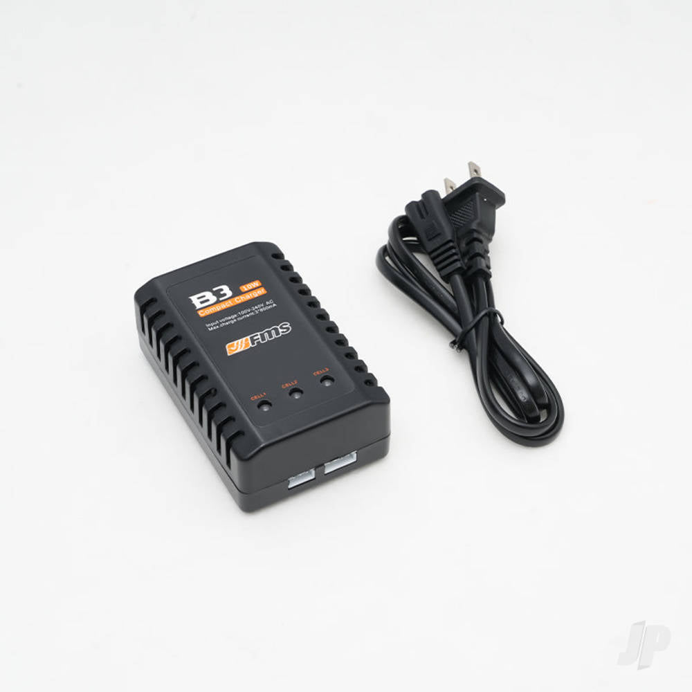 FMS Charger With Adapter Wire (for Easy Trainer/ PA-18/ Moa/ Sky Trainer 182/ Kingfisher/ J3/ SuperEZ/ Ranger/ Red Dragonfly/ Zero/ T28/ P51/ F4U)