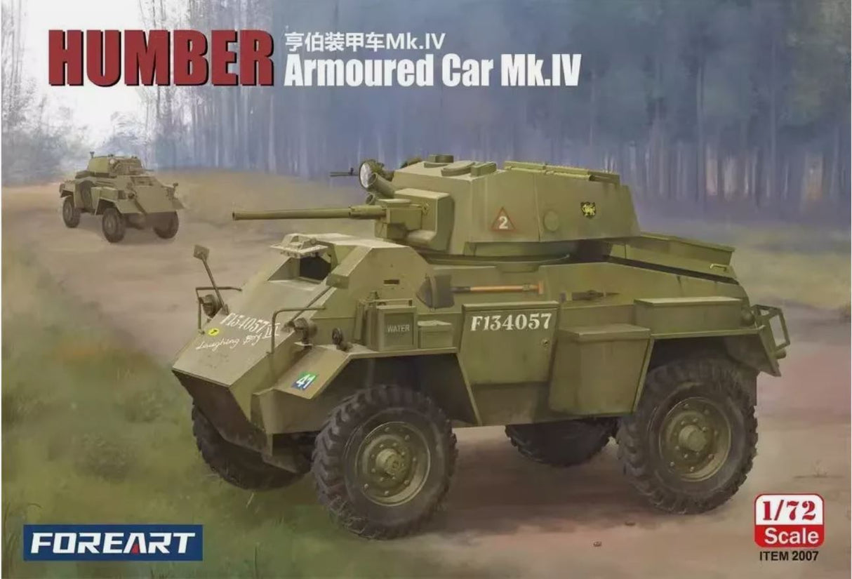 FORART FORE HOBBY 2007 1/72 Humber Armoured Car MK IV Kit - FOR2007