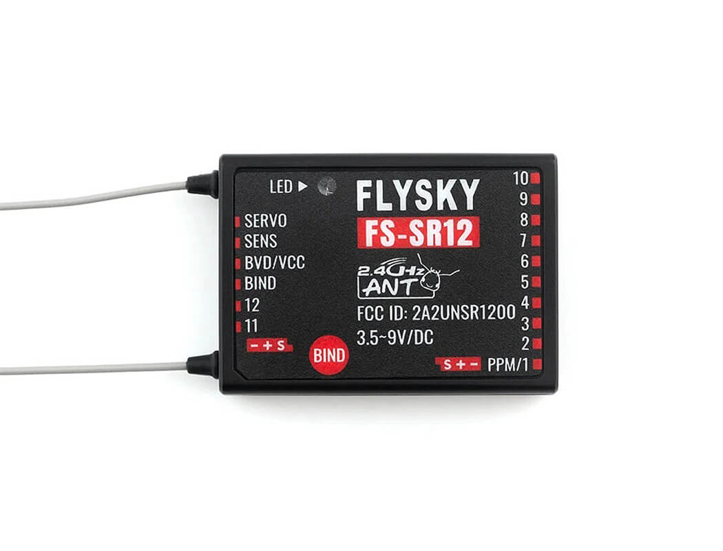 FLYSKY FS-SR12 12CH 2.4GHZRECEIVER Due early July