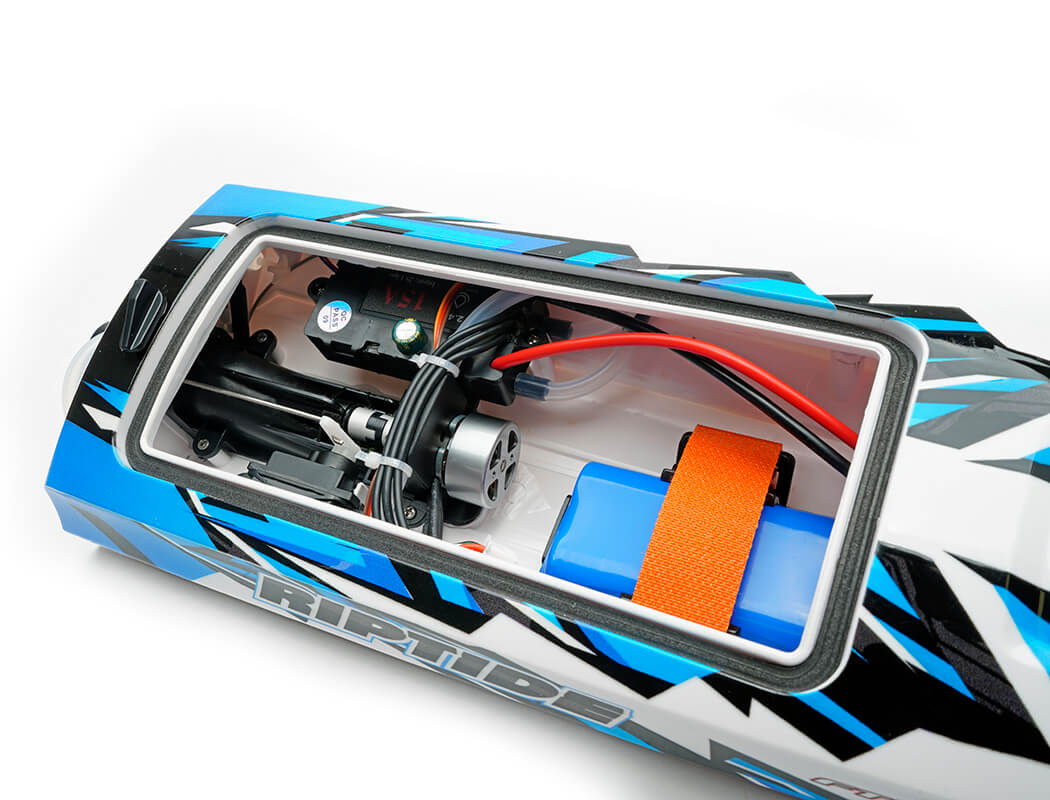 FTX RIPTIDE TURBOJET BRUSHLESS R/C SPEED BOAT 41CM - BLUE