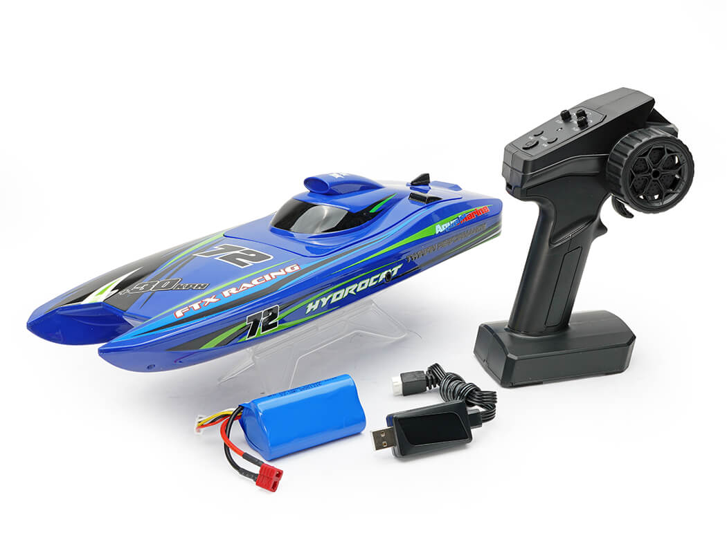 FTX HYDROCAT BRUSHLESS 3S R/C TURBOJET SPEEDBOAT 40CM - BLUE