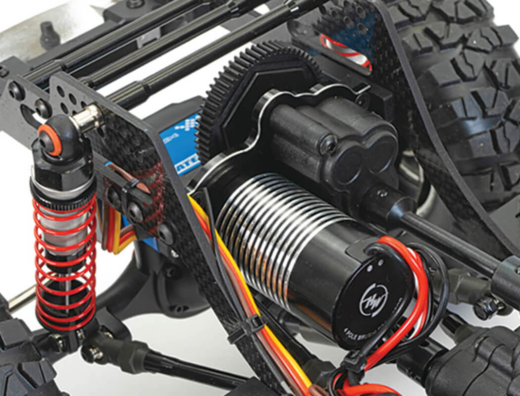 FTX RUFFNECK 1/10 BRUSHLESS 4WD TRAIL RTR -ORANGE