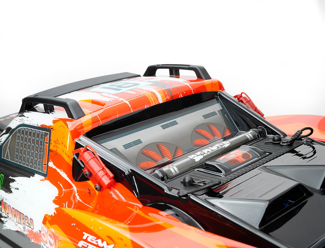 FTX APACHE 2.0 1/10 BRUSHLESS TROPHY TRUCK RTR - RED