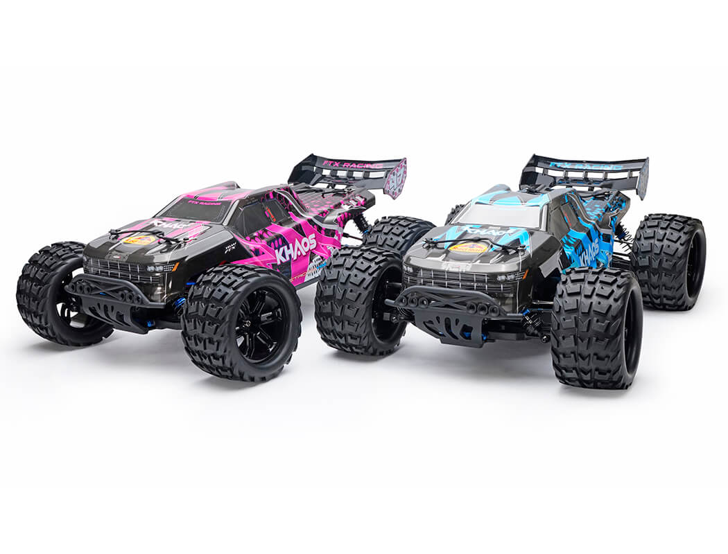 FTX KHAOS 1/10 BRUSHLESS 4WD TRUGGY RTR WITH 3S LIPO AND CHARGER - BLUE