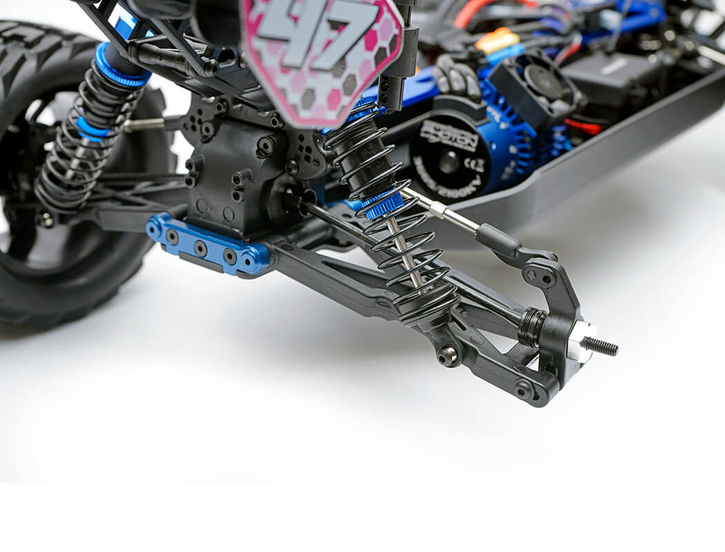FTX KHAOS 1/10 BRUSHLESS 4WD TRUGGY RTR WITH 3S LIPO AND CHARGER - BLUE