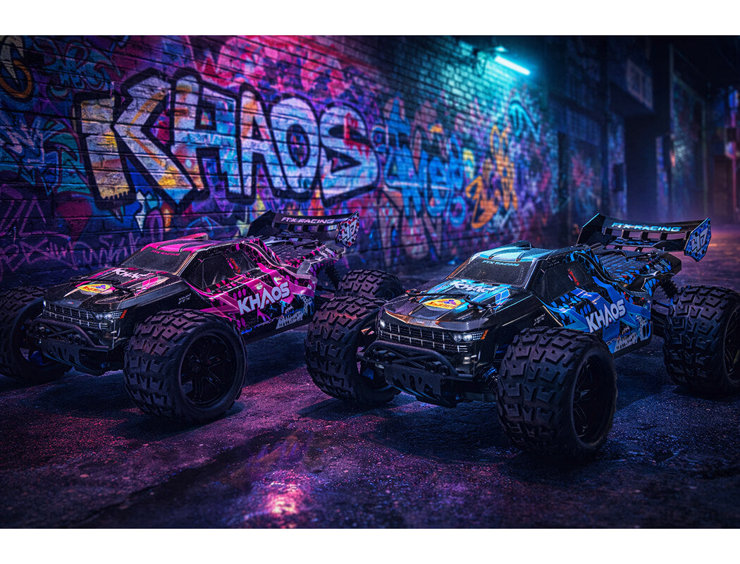 FTX KHAOS 1/10 BRUSHLESS 4WD TRUGGY RTR WITH 3S LIPO AND CHARGER - BLUE