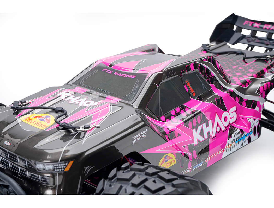 FTX KHAOS 1/10 BRUSHLESS 4WD TRUGGY RTR WITH 3S LIPO AND CHARGER - Purple