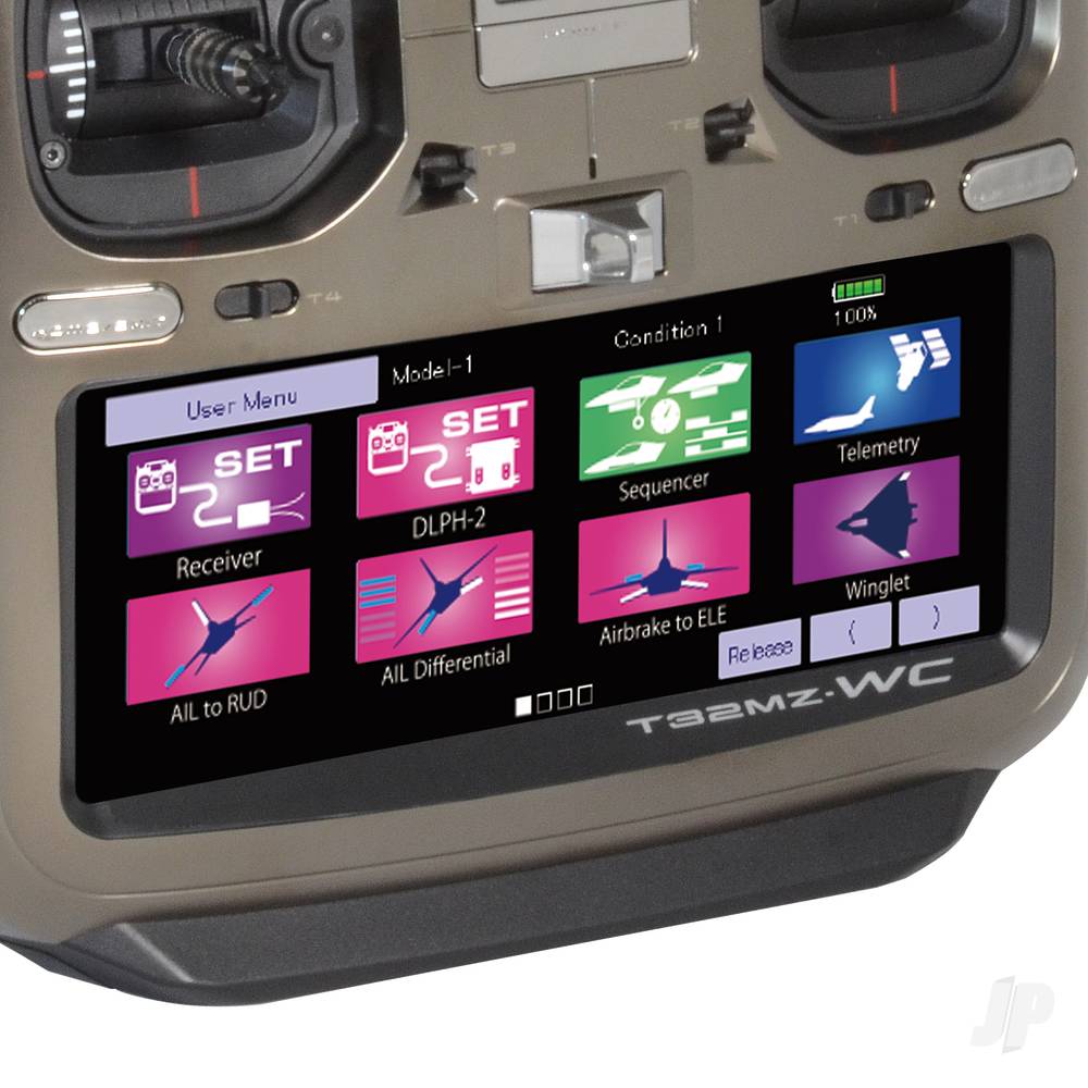 Futaba 32MZ-WC 26-channel Air Radio (Multi Mode) with R7214SB Rx