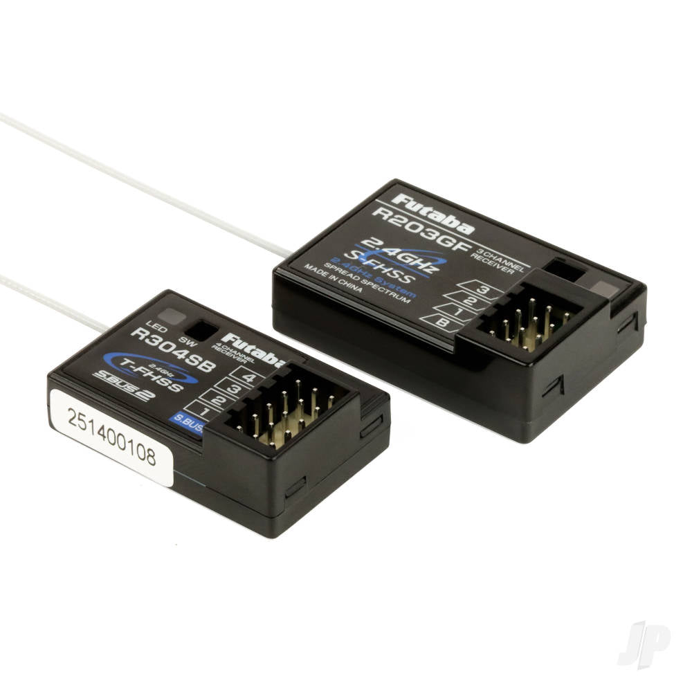Futaba T3PV 3-Channel Surface Radio with R203GF and R304SB Rx