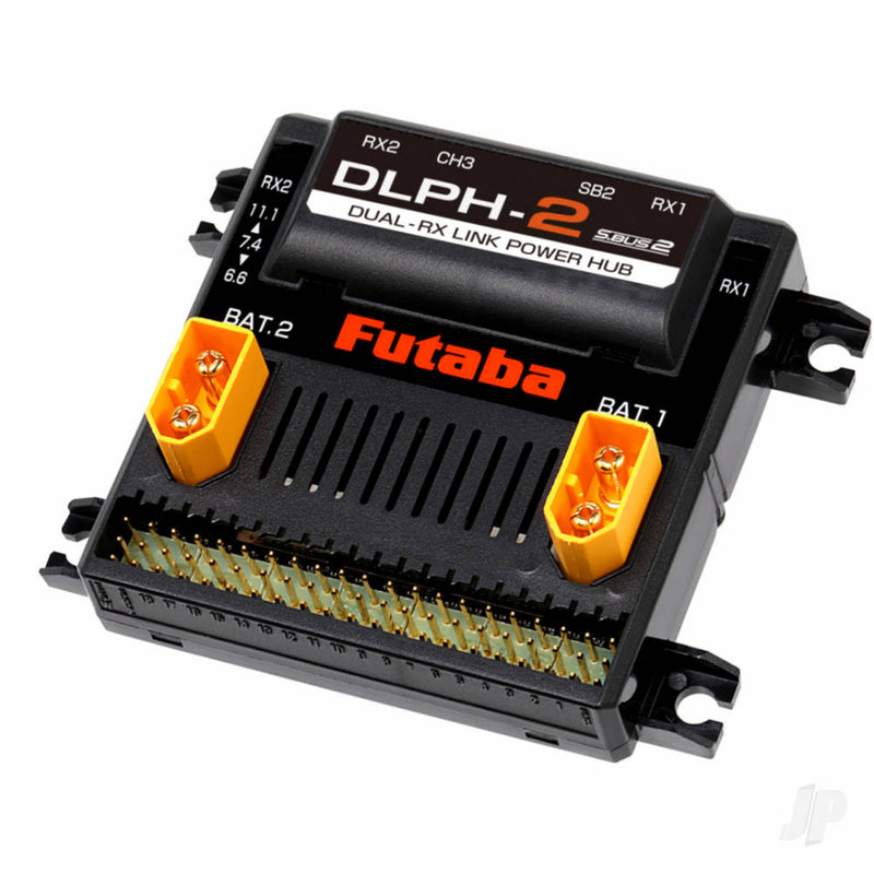 Futaba DLPH-2 Intelligent Power Hub (Dual Rx Dual Battery Gyro Capable)