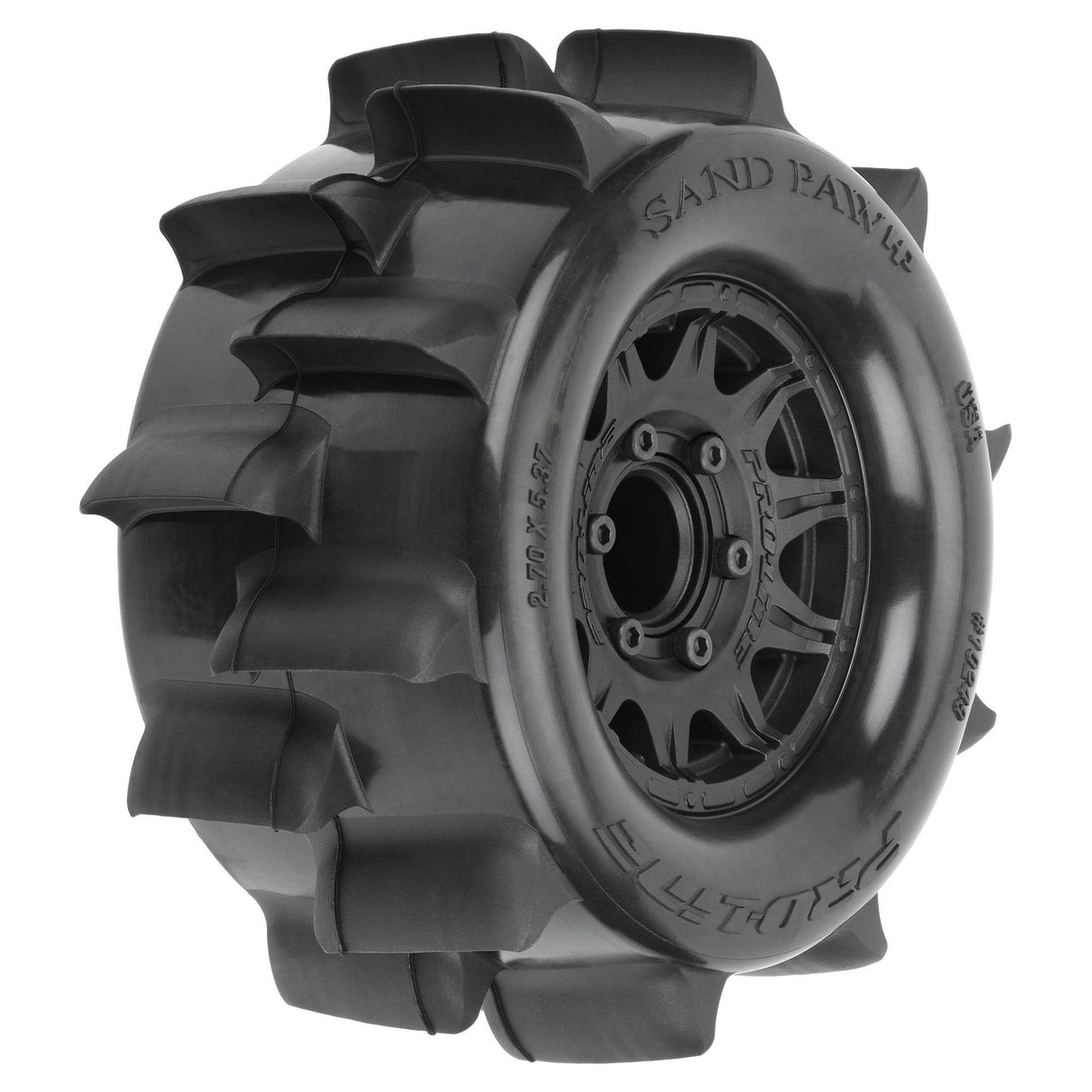 1/10 Sand Paw HP BELTED F/R 2.8 MT Tires MTD 12/14mm Black