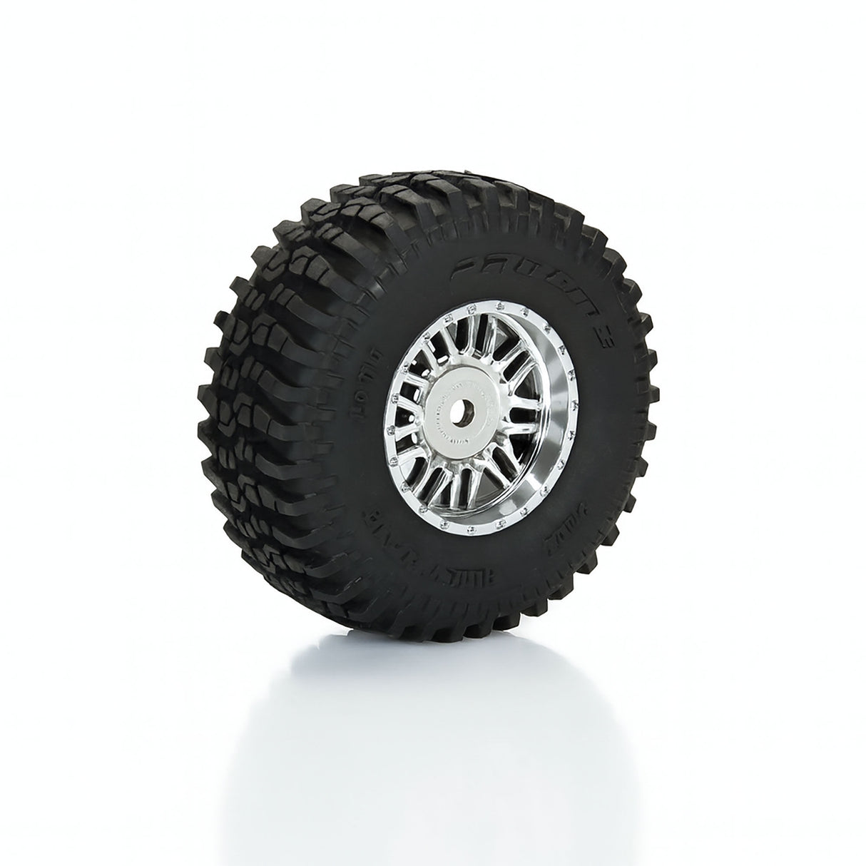 PRO-LINE Flat Iron Front/Rear Tires Mounted 12mm Hex Chrome Diablo (4