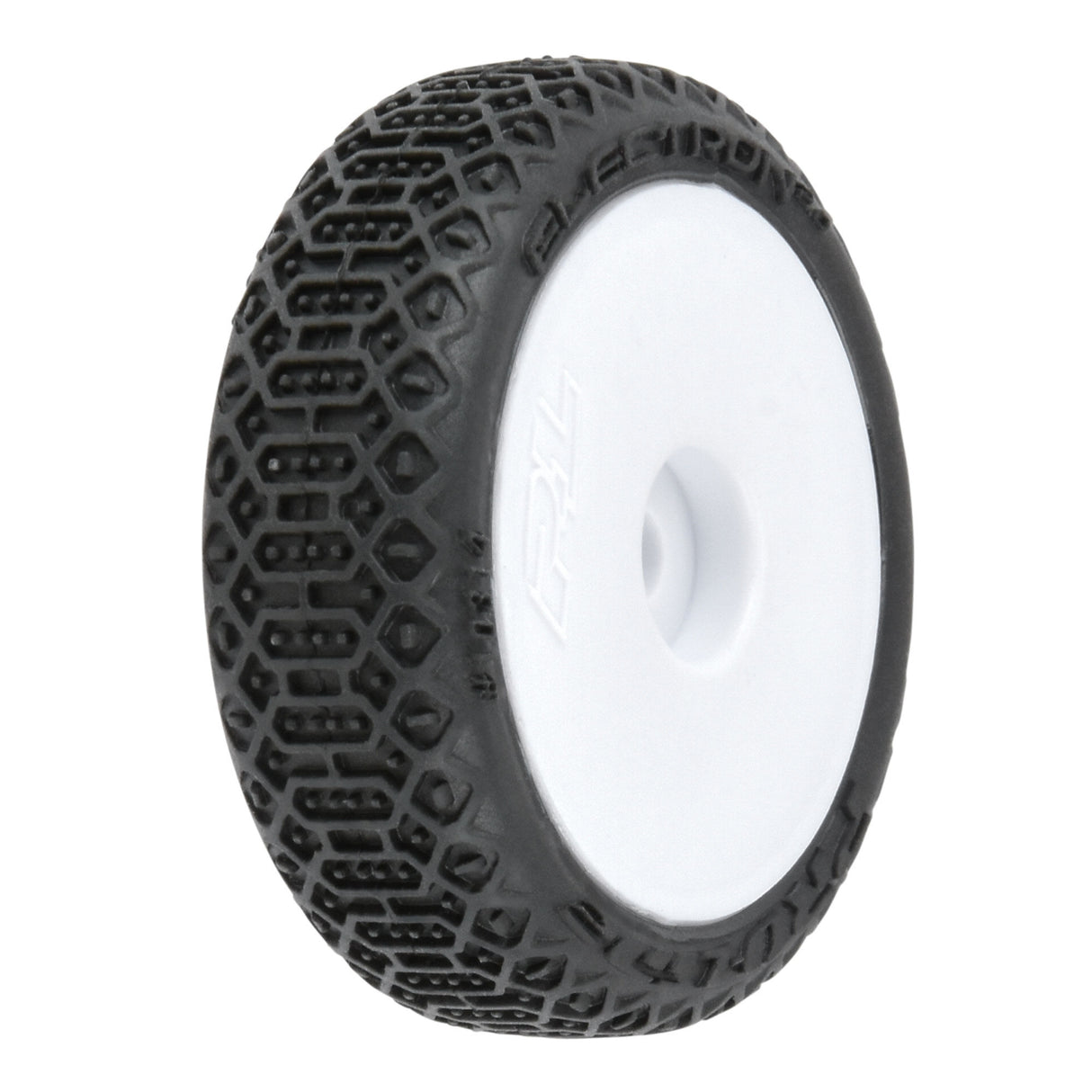 PRO-LINE 1/24 Electron 2.0 Buggy F/R Tires Mounted 7mm White (4): Mic