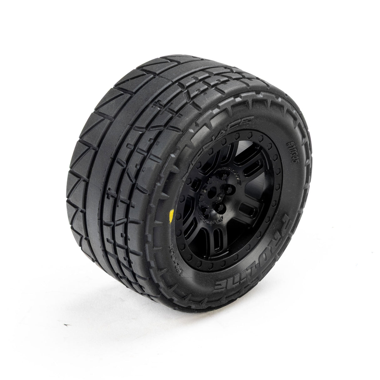 Menace Front/Rear Street Tires Mounted 12mm Black Split Six