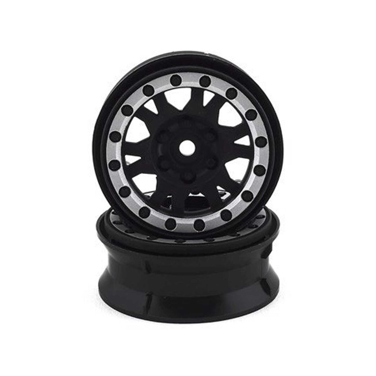1/10 Impulse Front/Rear 1.9 12mm Crawling Wheels (2) Black/