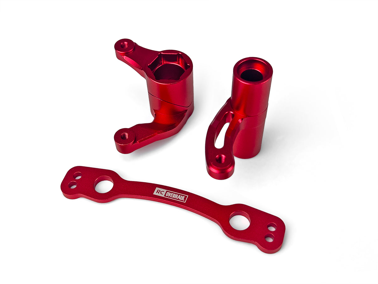 Steering Crank Set Red Alum 6S