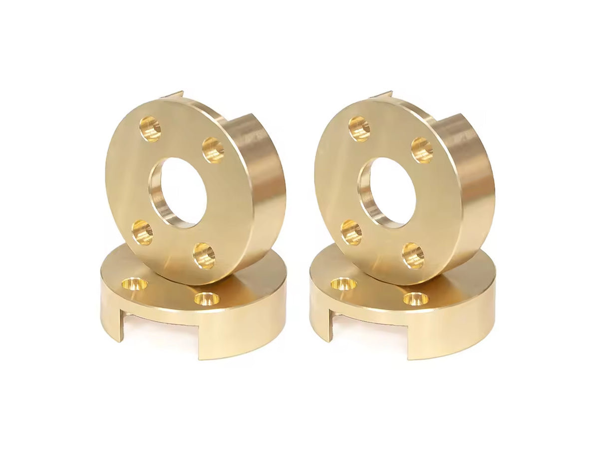 RC Overhaul Fr & Rr Axle Counterweight 1/8 Gilamon. Brass Pk4