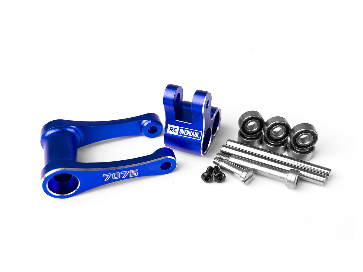 Aluminum Knuckle & Pull Rod Promoto Blue