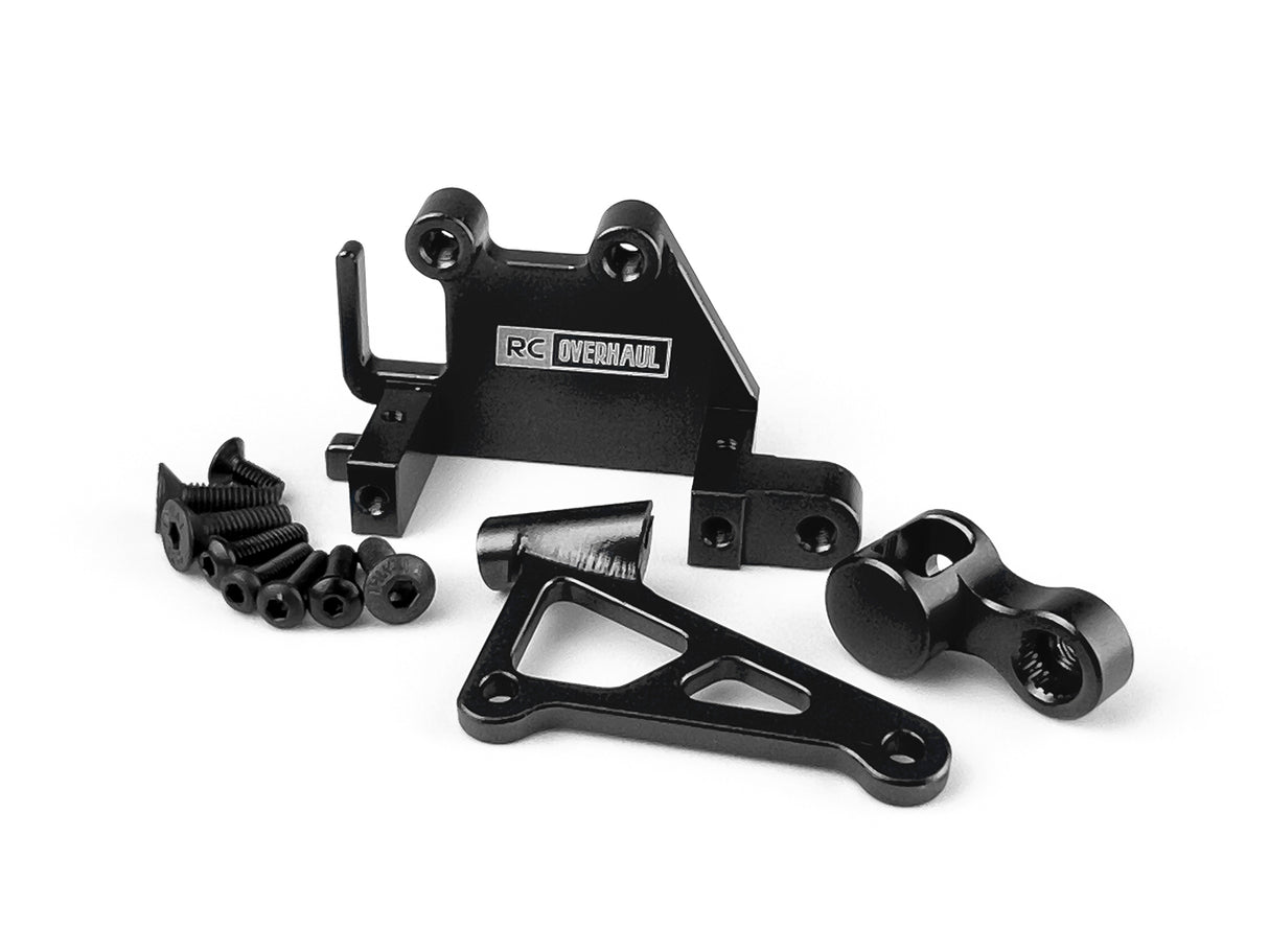 Aluminum Servo Mount Set Promoto Black