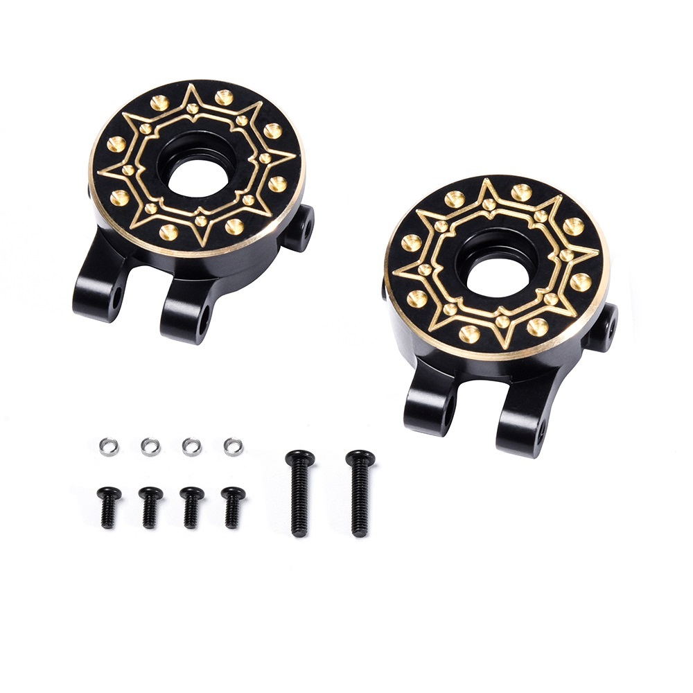 Steering Knuckles Blk Brass Pr TRX-4M