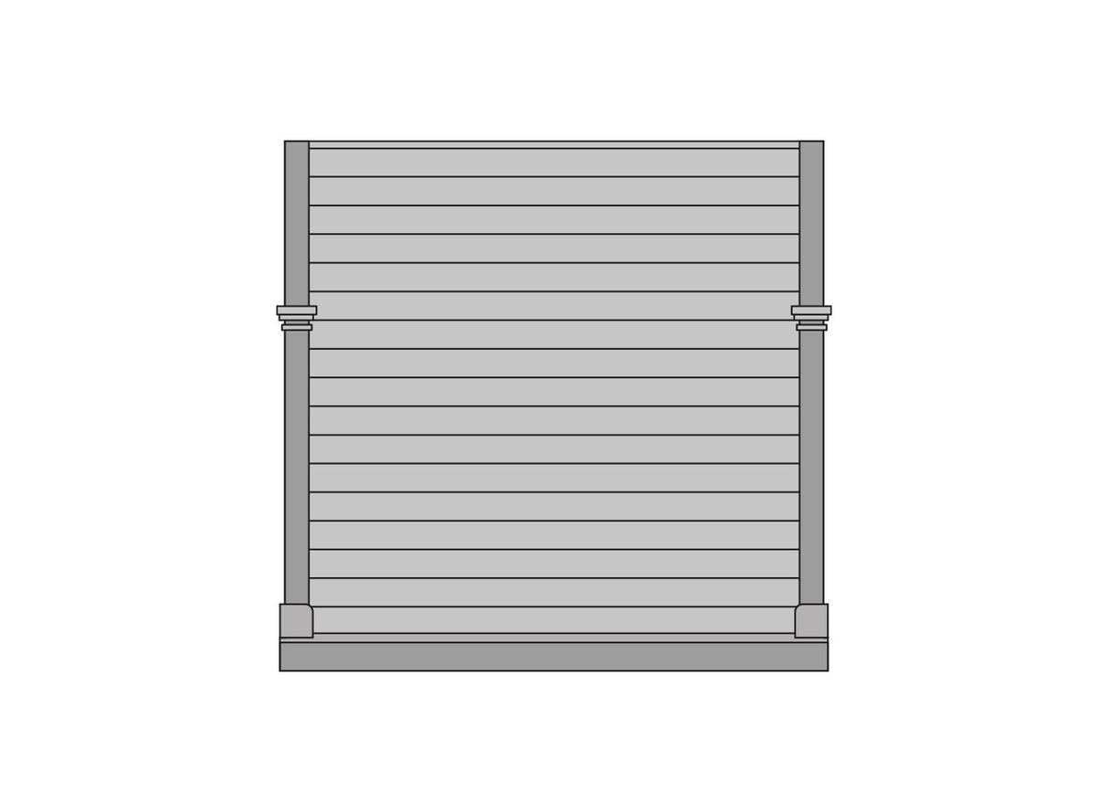 4 x Plain Board End PanelsWindow Panels