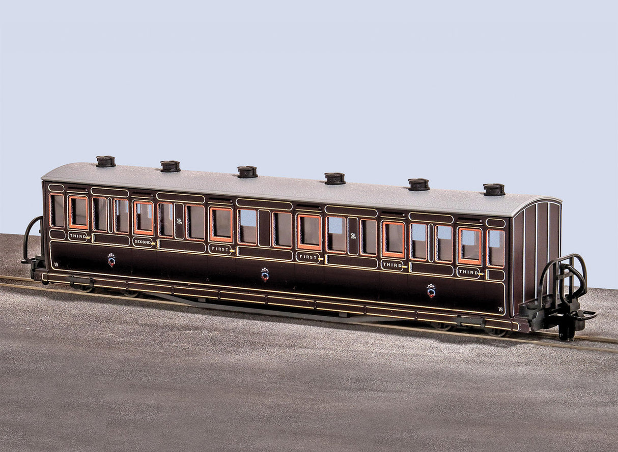 PECO GLT OO-9 FR LONG BOWSIDER COACH VICTORIAN 19