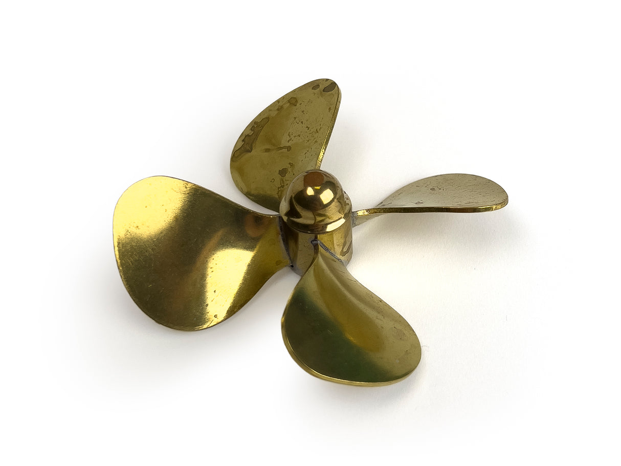 Brass Propeller (Classic) 4 Blade 60mm M4 LH