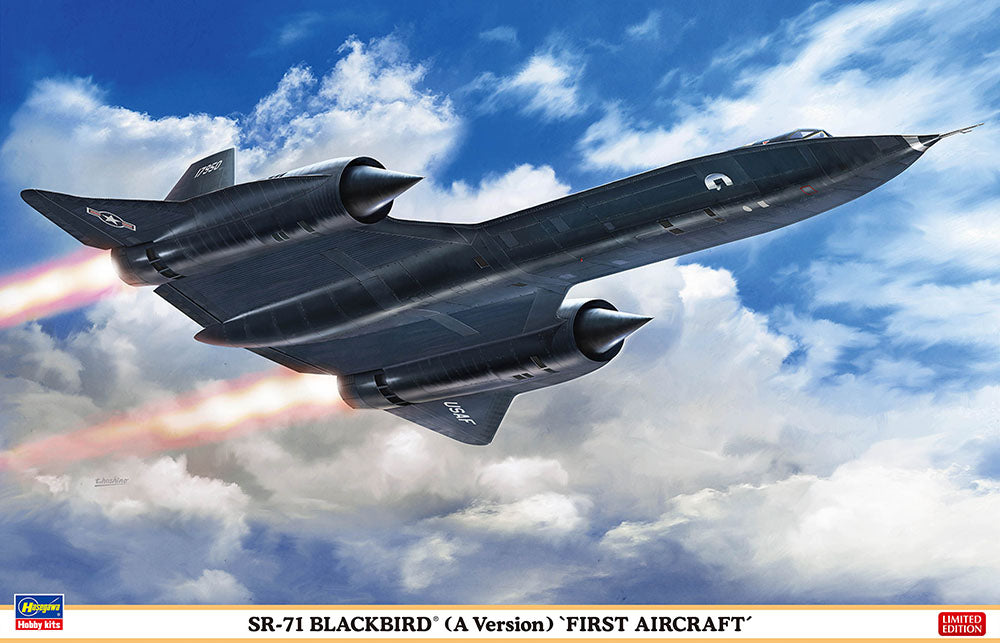 Hasegawa Model Kits - 1:72 SR-71 Blackbird - First Aircraft Kit HA02464