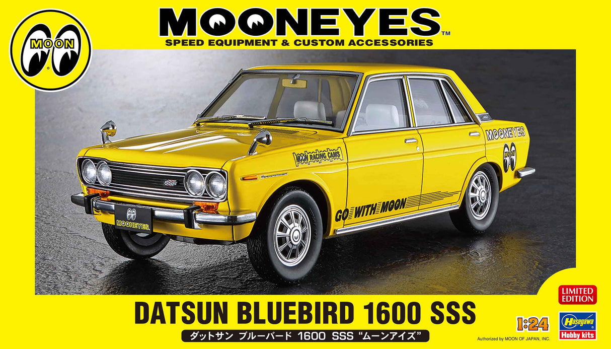 Hasegawa Model Kits - 1:24 Datsun Bluebird 1600 SSS Mooneyes Kit HA20616