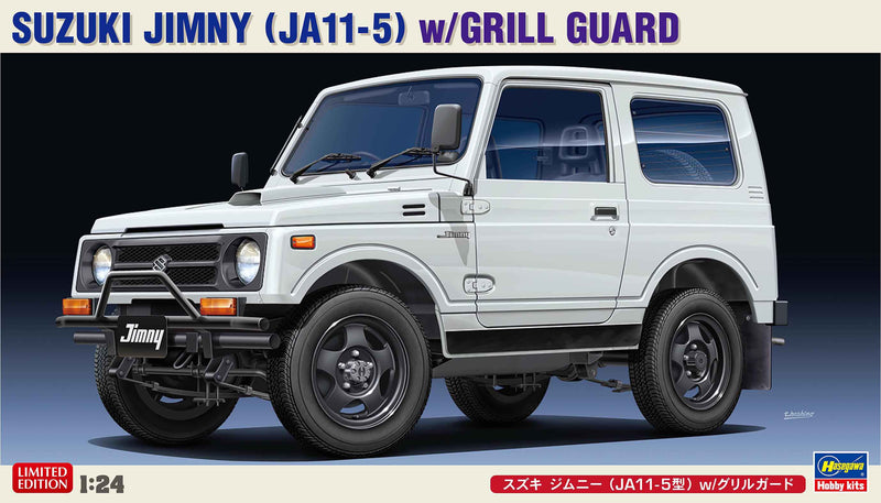 Hasegawa 1:24 Suzuki Jimny (Ja11-5) With Grill Guard Kit HA20650