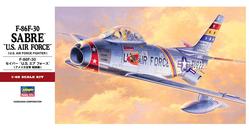 Hasegawa 1:48 F-86F-30 Sabre U.S.A.F Kit HAPT13