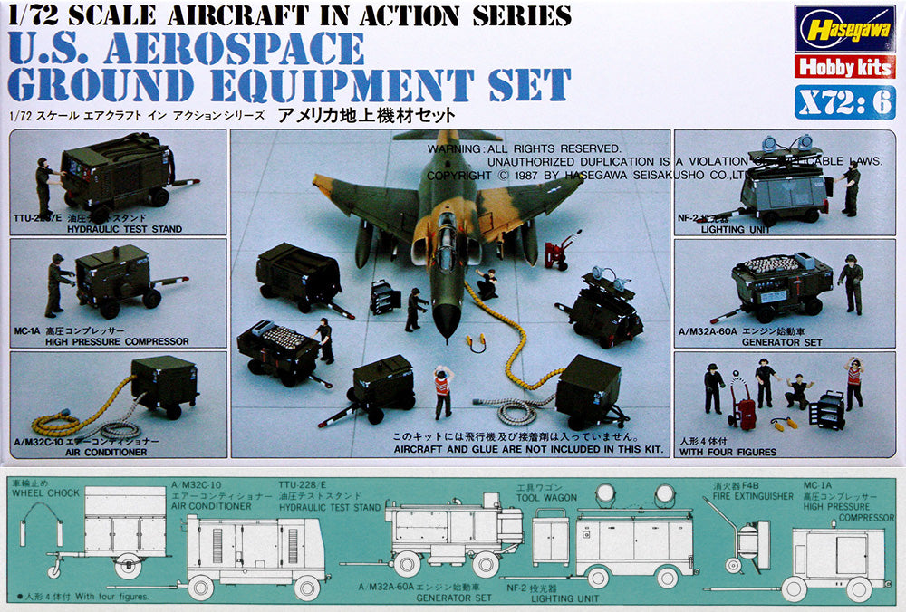 Hasegawa 1:72 Aerospace Ground Equipment HAX726
