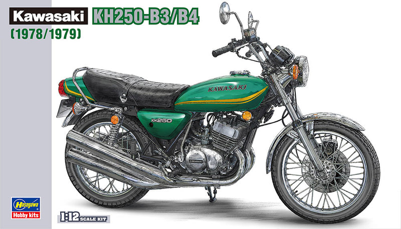 Hasegawa Model Kits - 1:12 Kawasaki KH250-B3:B4 Kit