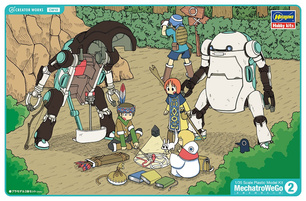 Hasegawa Model Kits - 1:35 MechatroWeGo No.02 MILK and CACAO Kit