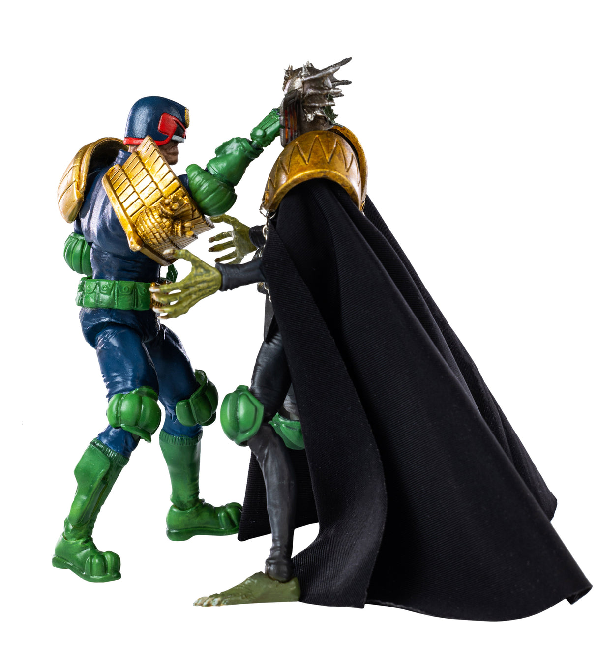 HIYA Toys Co Licensed Collectables - 1:18 Judge Dredd Gaze Into The Fist of Dredd Action Figure Set